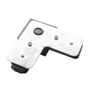 Connettore angolare bianco binario monofase giunto connessione ad L angolo 90 COLORE NERO