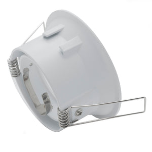 Portafaretto bianco foro incasso 85mm soffitto porta faretto orientabile GU10 GU5.3