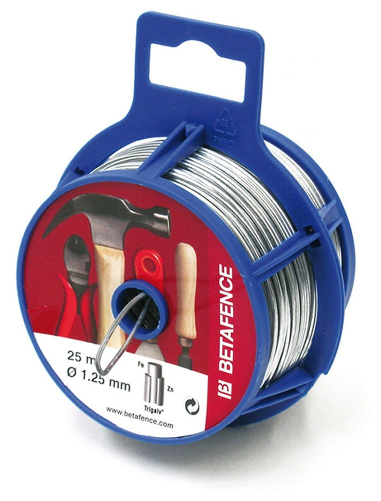 filo in bobina  zincato brico 24 rt da mt.50 ï filo mm.1,0 cod:ferx.vit8735