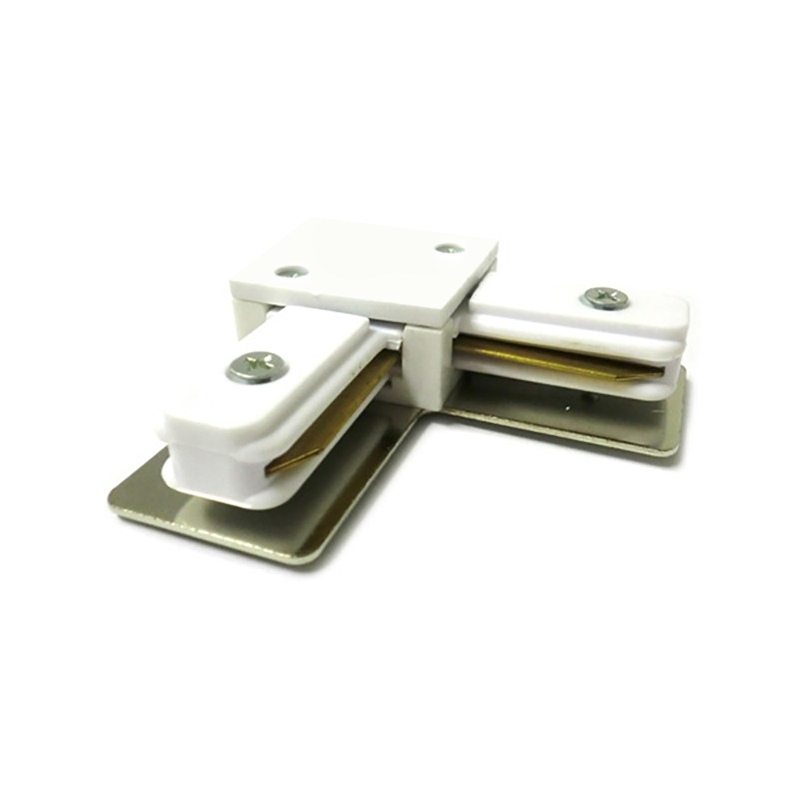 Connettore angolare bianco binario monofase giunto connessione ad L angolo 90 COLORE BIANCO