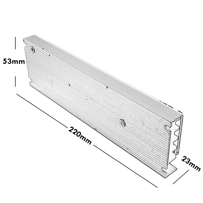 Trasformatore da 230V a 12V alimentatore 150W dvr strip luci LED 2 uscite 12.5A telecamere