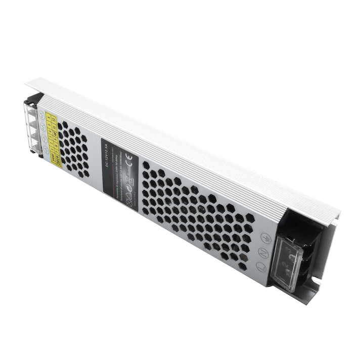 Trasformatore da 230V a 12V alimentatore 150W dvr strip luci LED 2 uscite 12.5A telecamere