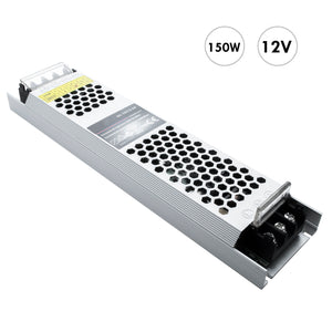Trasformatore da 230V a 12V alimentatore 150W dvr strip luci LED 2 uscite 12.5A telecamere