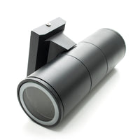Applique cilindro esterni parete facciata doppio fascio luce GU10 giardino facciate balcone terrazzo 230V COLORE NERO