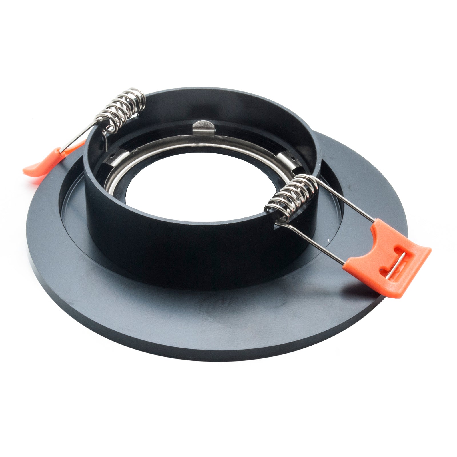 Faretto nero lampada LED 8W GU10 incasso 65mm luci soffitto negozio cucina 230V LUCE 4000K