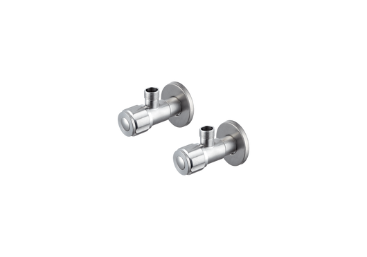 Rubinetto d'arresto acciaio inox Vema TIBER STEEL P000148 Satinato