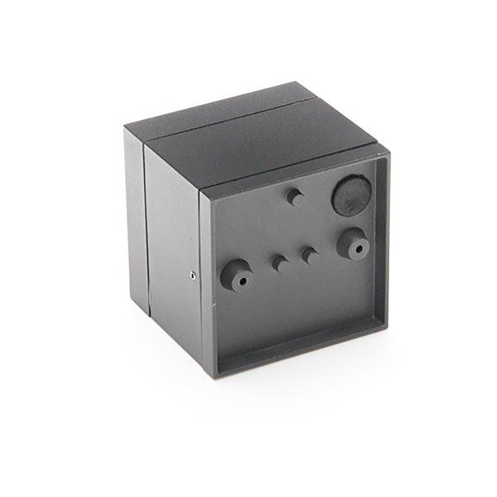 Faretto soffitto box doccia bagno turco sauna lampada parete LED lampada GX53 6W 230V QUADRATO NERO