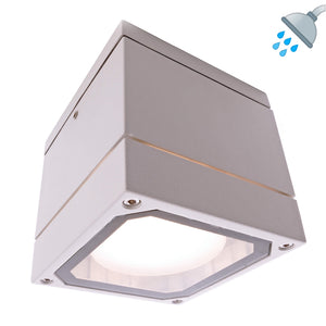 Faretto soffitto box doccia bagno turco sauna lampada parete LED lampada GX53 6W 230V QUADRATO BIANCO