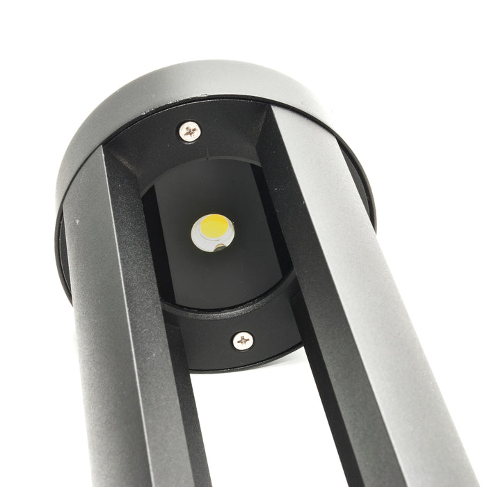 Lampione LED 12W esterno IP65 lampioncino luce giardino cortile viale 60cm 230V BIANCO 4000K