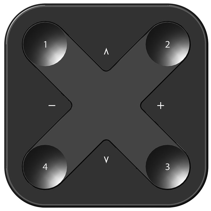 Pannello parete bluetooth controller dimmer controllo luci LED CASAMBI XPRESS NERO