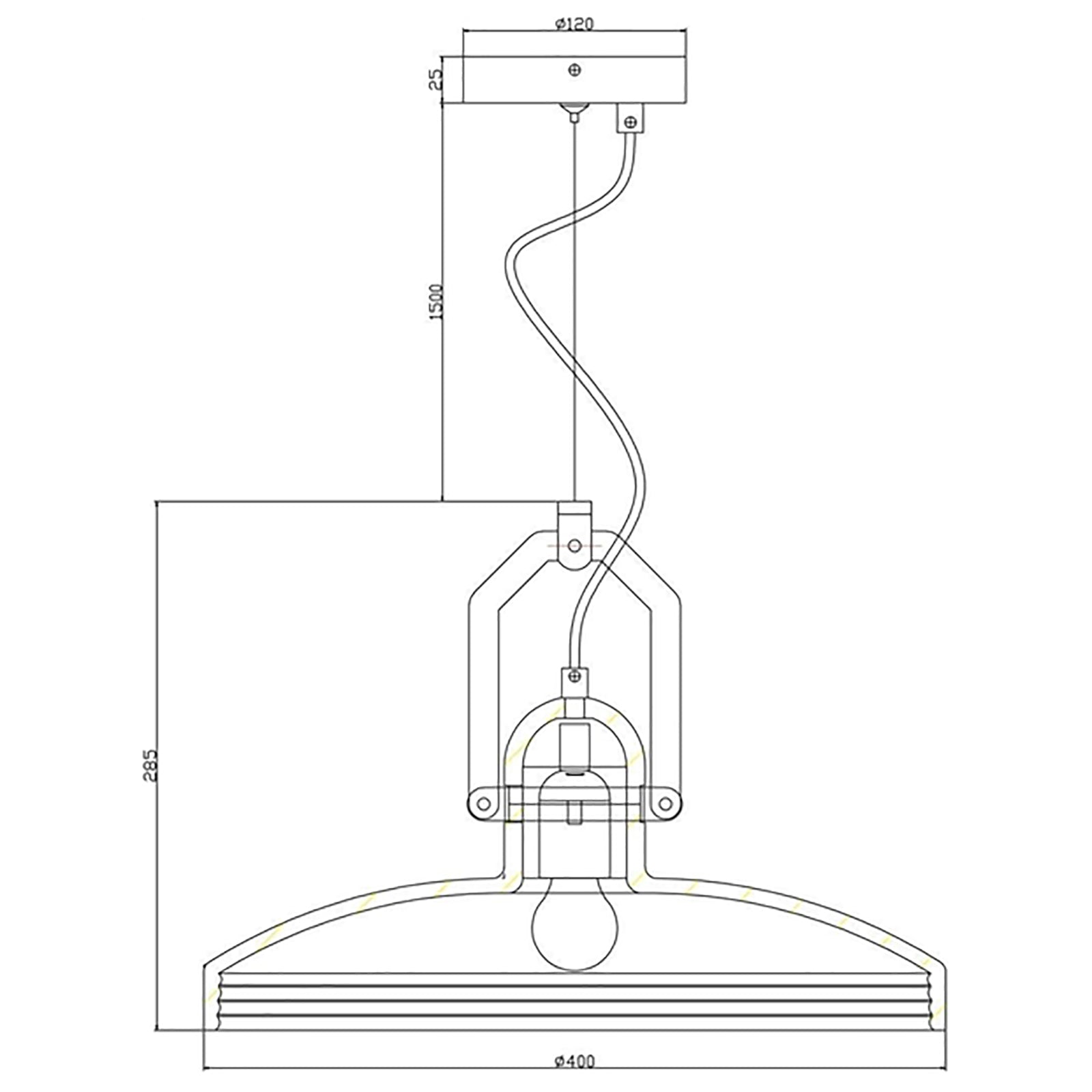 Lampadario cemento rustico pendente sospensione LED E27 tavolo cucina 230V COLORE GRIGIO SCURO