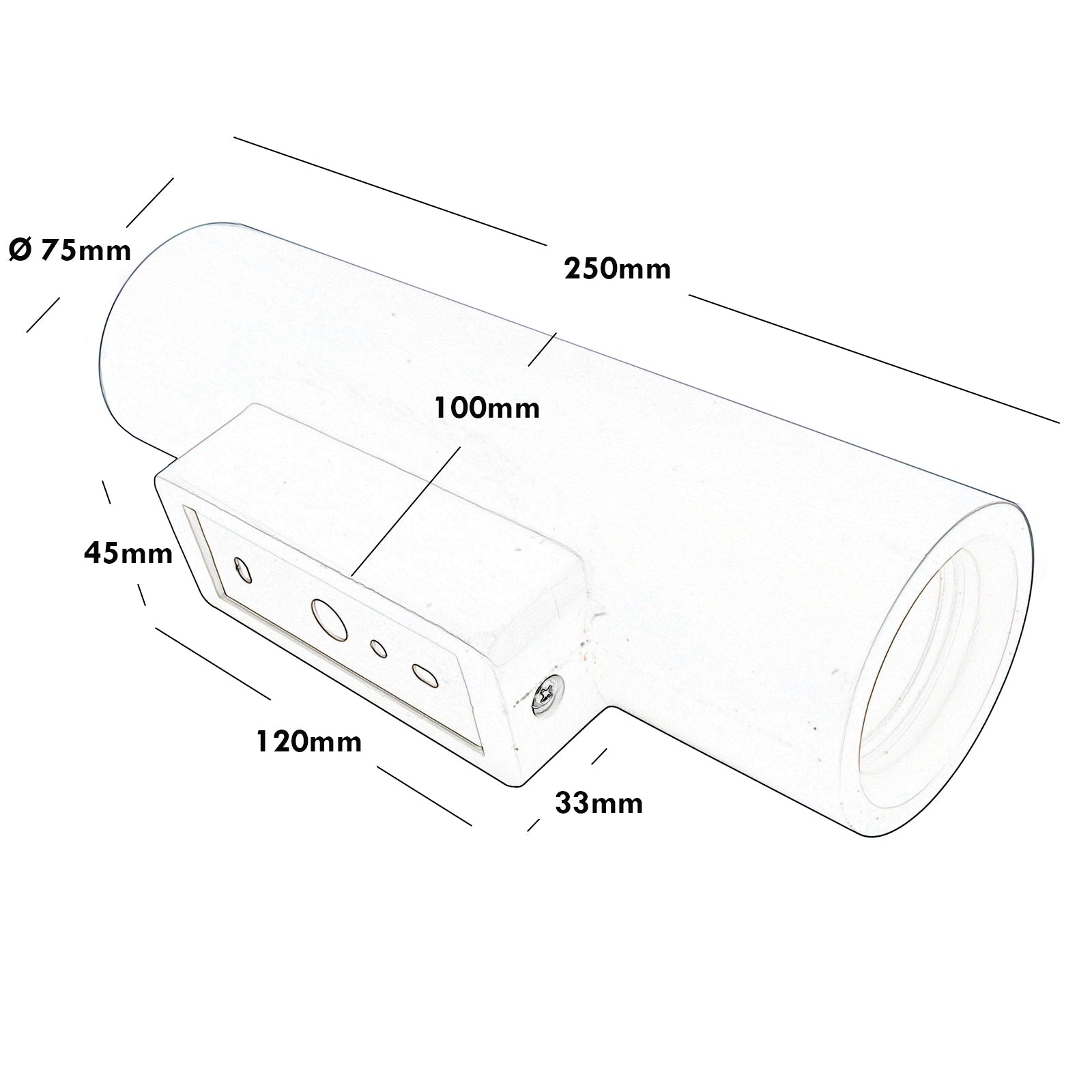 Applique LED lampada parete muro gesso doppia emissione GU10 luce ingresso 230V