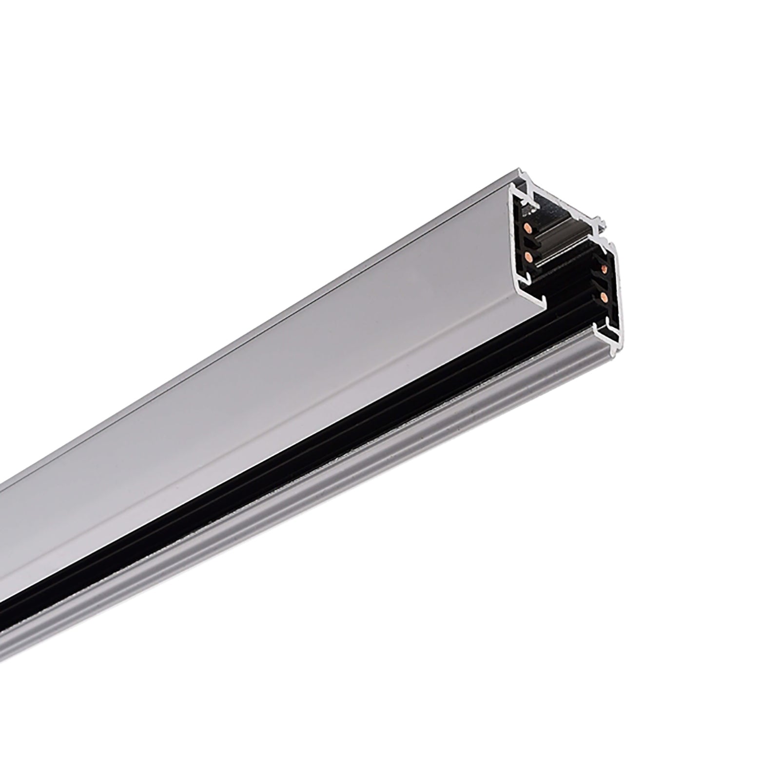 Binario Trifase da 2 metri 230V sistema di illuminazione per faretti trifase 3-Phase COLORE GRIGIO 2MT