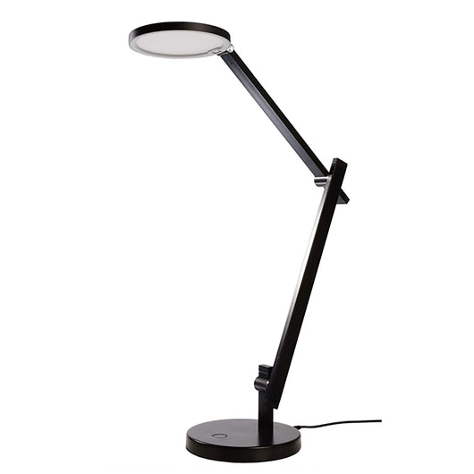 Lampada da tavolo touch LED 12W luce da scrivania ufficio dimmerabile 3000K 230V NERO