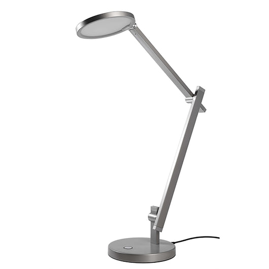 Lampada da tavolo touch LED 12W luce da scrivania ufficio dimmerabile 3000K 230V GRIGIO