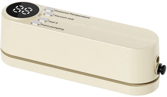 Mini sealer per sacchetti alimentari, macchina per sigillare sacchetti per conservare la freschezza dei cibi, con batteria ricaricabile, per uso domestico