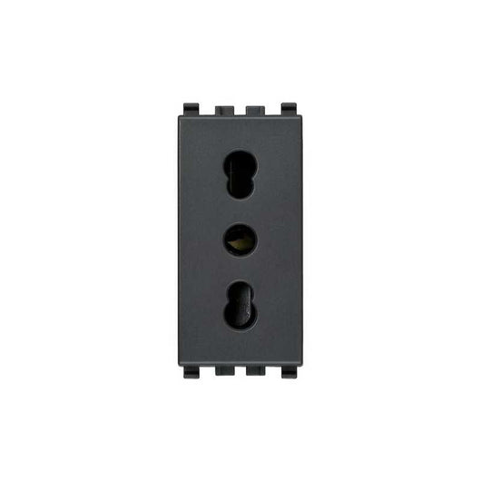 20203 Bpresa Sicury 2P+T 16A P17/11 Grigio Eikon