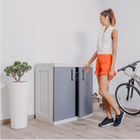 ARMADIO BASSO ANNIVERSARY MEGA 89X54XH96CM BASALT.