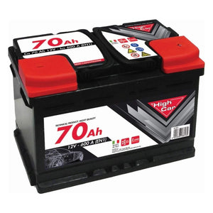 BATTERIA AUTO HIGH CAR 70AH 540A