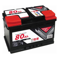 BATTERIA AUTO HIGH CAR 80AH 680A