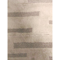 TAPPETO LINEE 55X110CM BEIGE IN COTONE CON ANTISCI