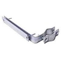 ZANCA DA BALCONE PER PALI ANTENNE D.25-60MM