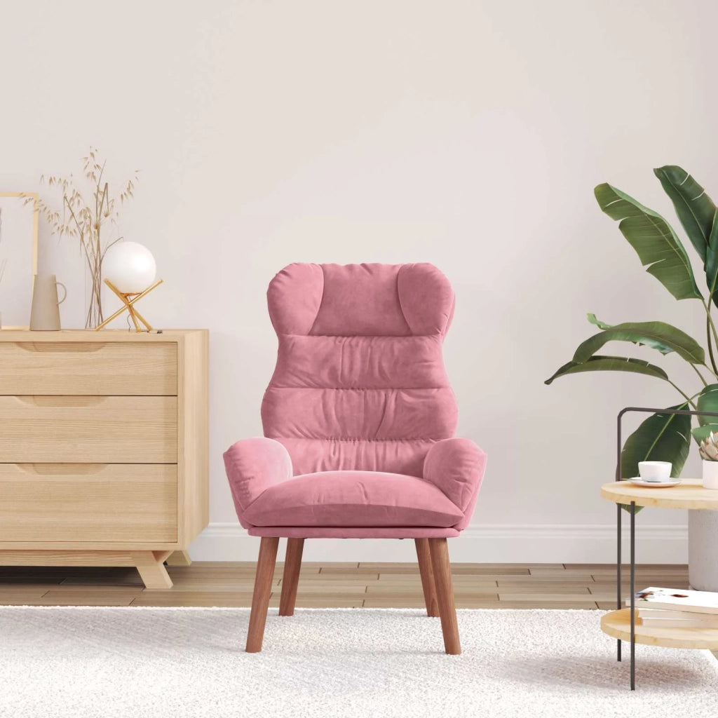 poltrona Rosa 69 x 74 x 93 cm Velluto 42001891