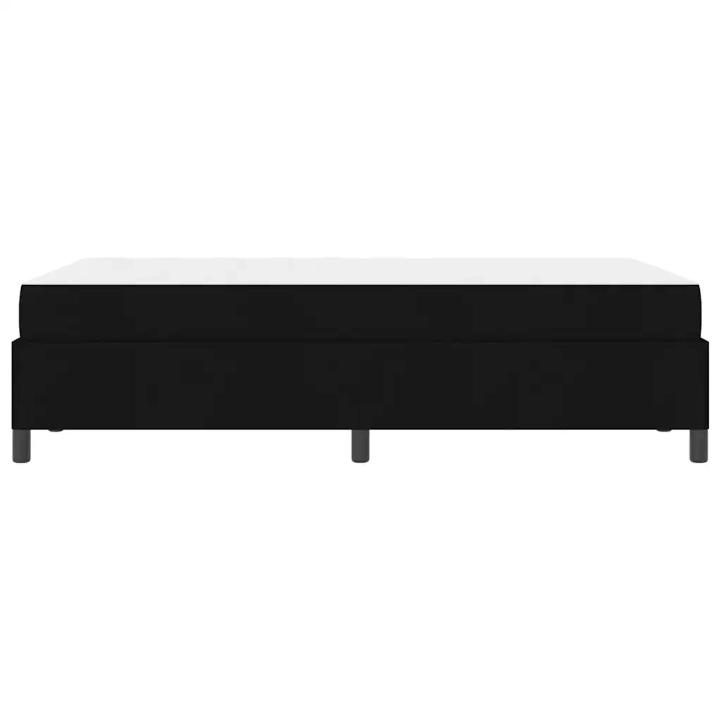 vidaXL Letto a molle Nero e Nero 120 x 190 cm