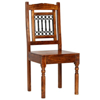 Set Tavolo da Pranzo 7 pz Legno Massello di Acacia e Sheesham  cod mxl 23507