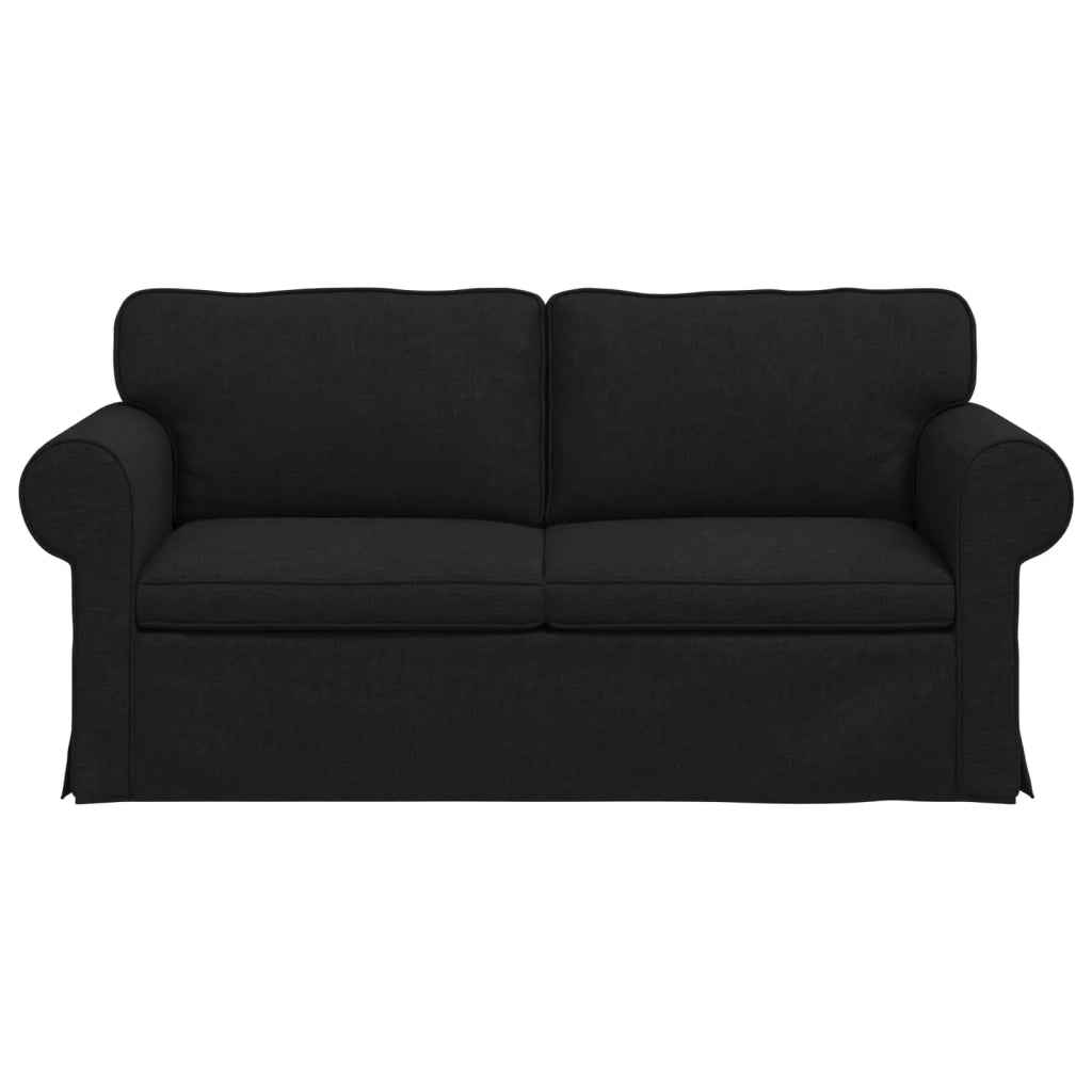 Divano Nero 175 x 82 x 80 cm Tessuto