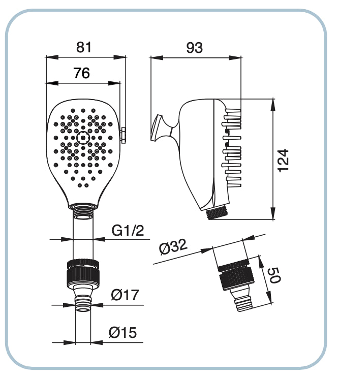 Doccia doccetta per pulizia animali