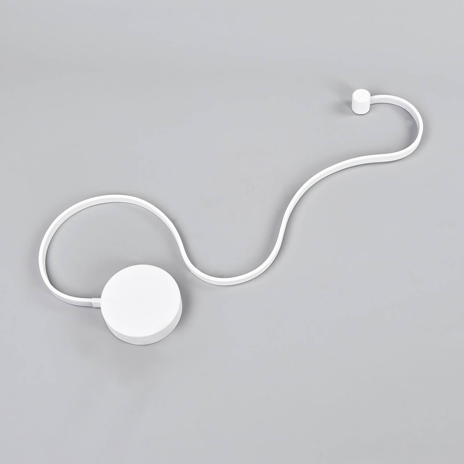 Applique LED 20W CCT 3 STEP da 3000K a 6500K bianco curvo snake lampada moderna luce parete muro camera da letto 230V