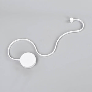 Applique LED 20W CCT 3 STEP da 3000K a 6500K bianco curvo snake lampada moderna luce parete muro camera da letto 230V