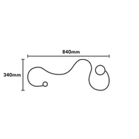 Applique LED 20W CCT 3 STEP da 3000K a 6500K bianco curvo snake lampada moderna luce parete muro camera da letto 230V