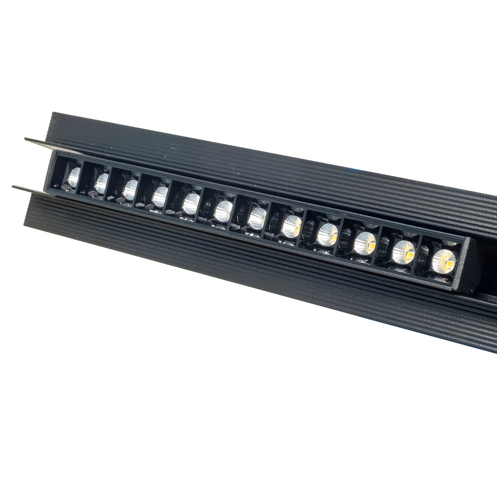 Faretto track magnetico barra LED SPOT 12W binario 48V interni vetrina negozio Dimmerabile luce 3000K 4000K 6400K