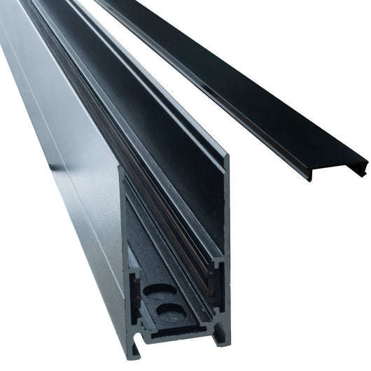 Binario magnetico elettrificato nero supporto luci soffitto parete fari faretti LED track 48V 2mt