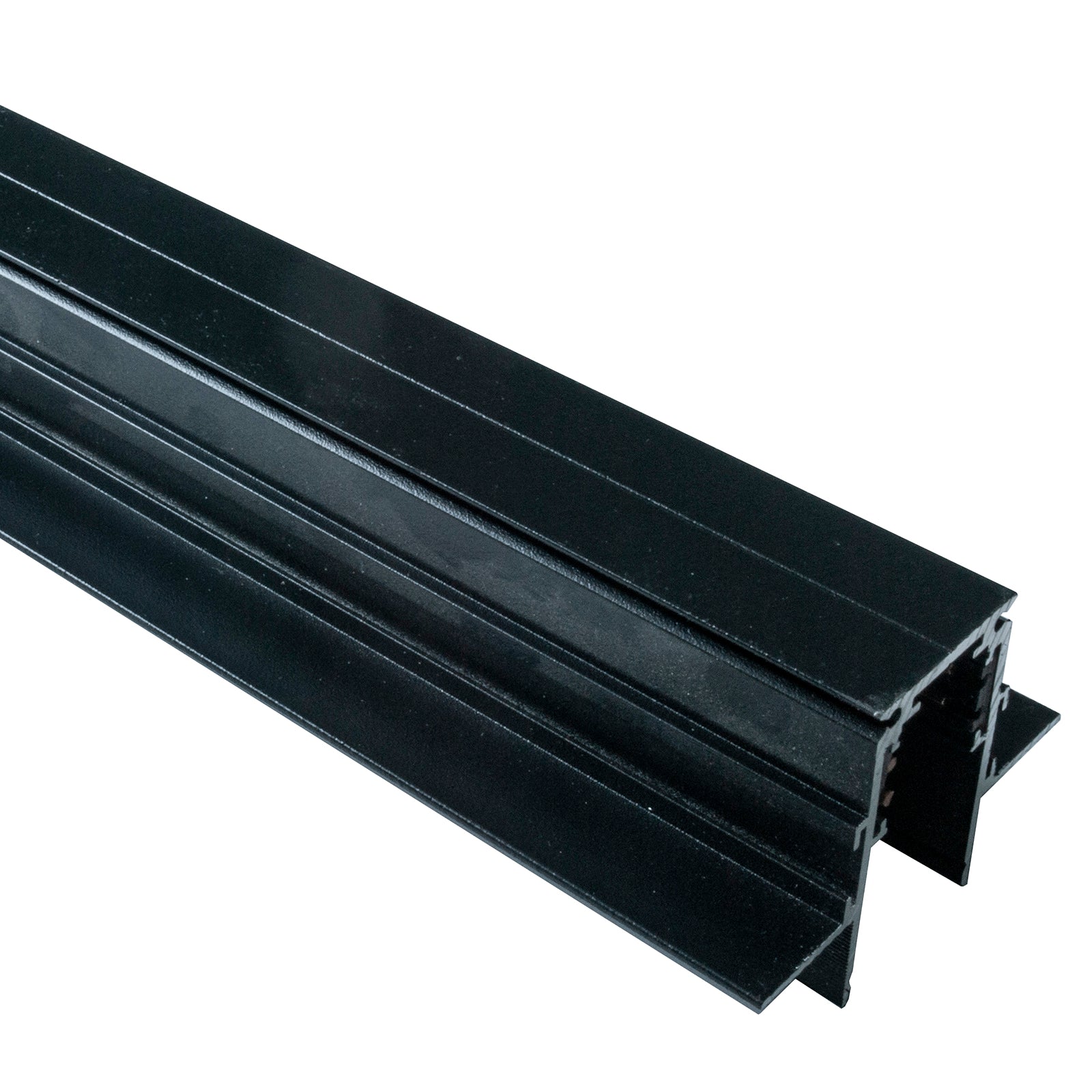 Binario elettrificato incasso magnetico nero 2mt 48V interni faretti LED track