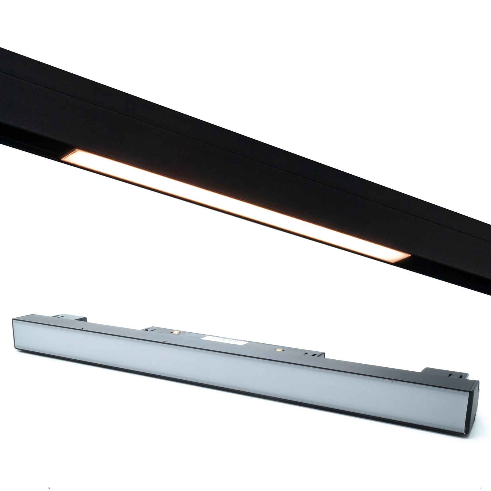 Faretto track magnetico barra slim LED 10W binario 48V hotel ufficio negozio 30cm Dimmerabile luce CCT 3000K 4000K 6400K