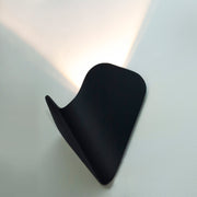 Applique moderno per esterni LED 12W IP65 luce ingresso parete muro facciata negozio NERO 4000K