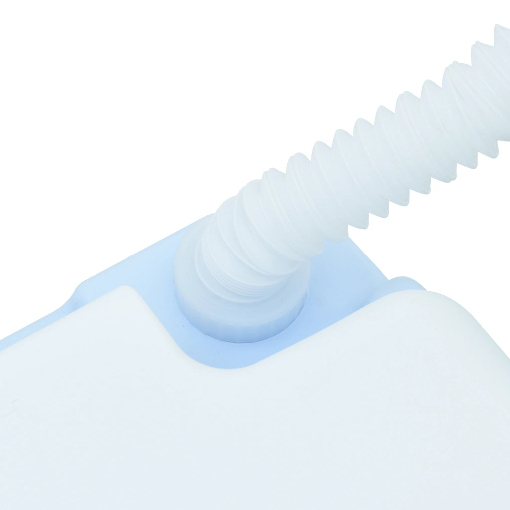 Toiletta da Campeggio corpo blu chiaro + coperchio bianco