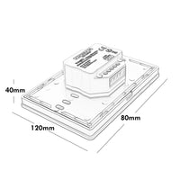 Pannello LED controller dimmer touch incasso muro scatola 503 4 zone DMX 512 RF