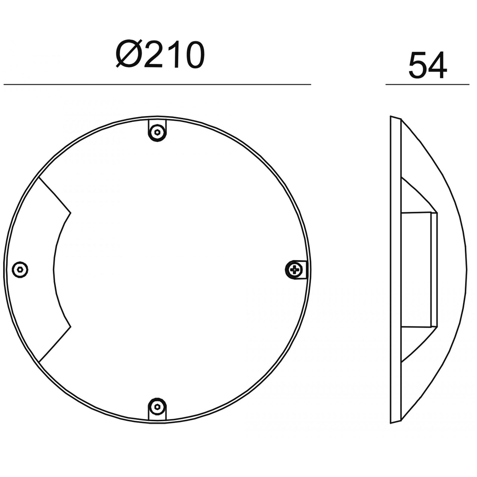 HELIOS I faretto calpestabile radente IP67 LED 2W singola finestra luce giardino viale sentiero percorsi 230V