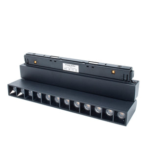 Faretto LED track binario magnetico 48v 12W luce orientabile per ufficio Dimmerabile luce CCT 3000K 4000K 6400K