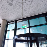 Lampada emergenza LED 3W luce soffitto tabella uscita sicurezza ufficio centri commerciali negozio 230V IP54