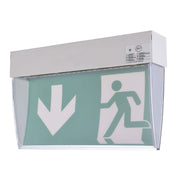 Lampada emergenza LED 3W luce soffitto tabella uscita sicurezza ufficio centri commerciali negozio 230V IP54