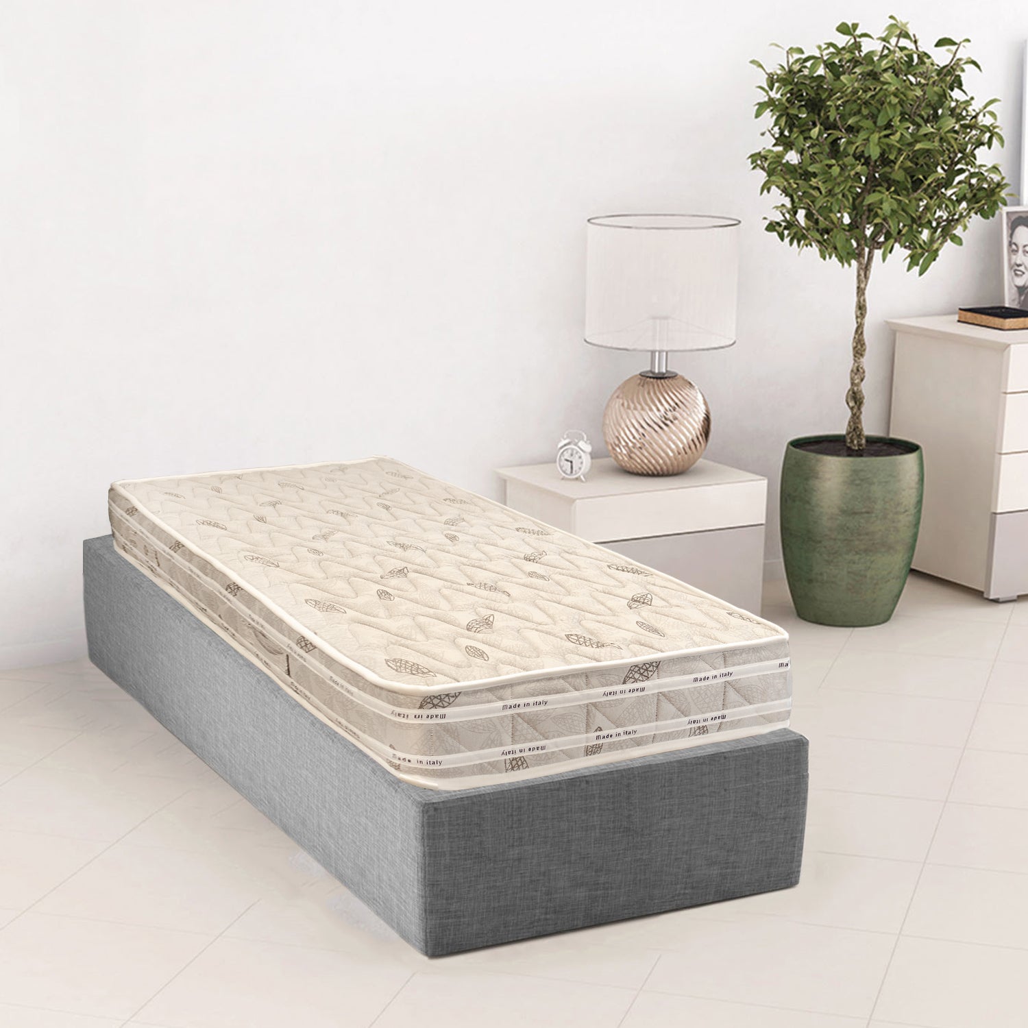 Qualydorm Materasso Singolo Ortopedico contro mal di schiena Memory Foam 95X185 EXTRA COMFORT offerta