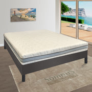 Materasso Matrimoniale in Memory Foam 180x190 H22cm ortopedico Rigidità  Media Sfoderabile e spedito sottovuoto Oeko-Tex