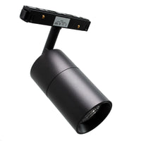 Faretto spot LED 15W binario track magnetico elettrificato luci negozio ufficio 48V CCT 3000K 4000K 6400K Dimmerabile