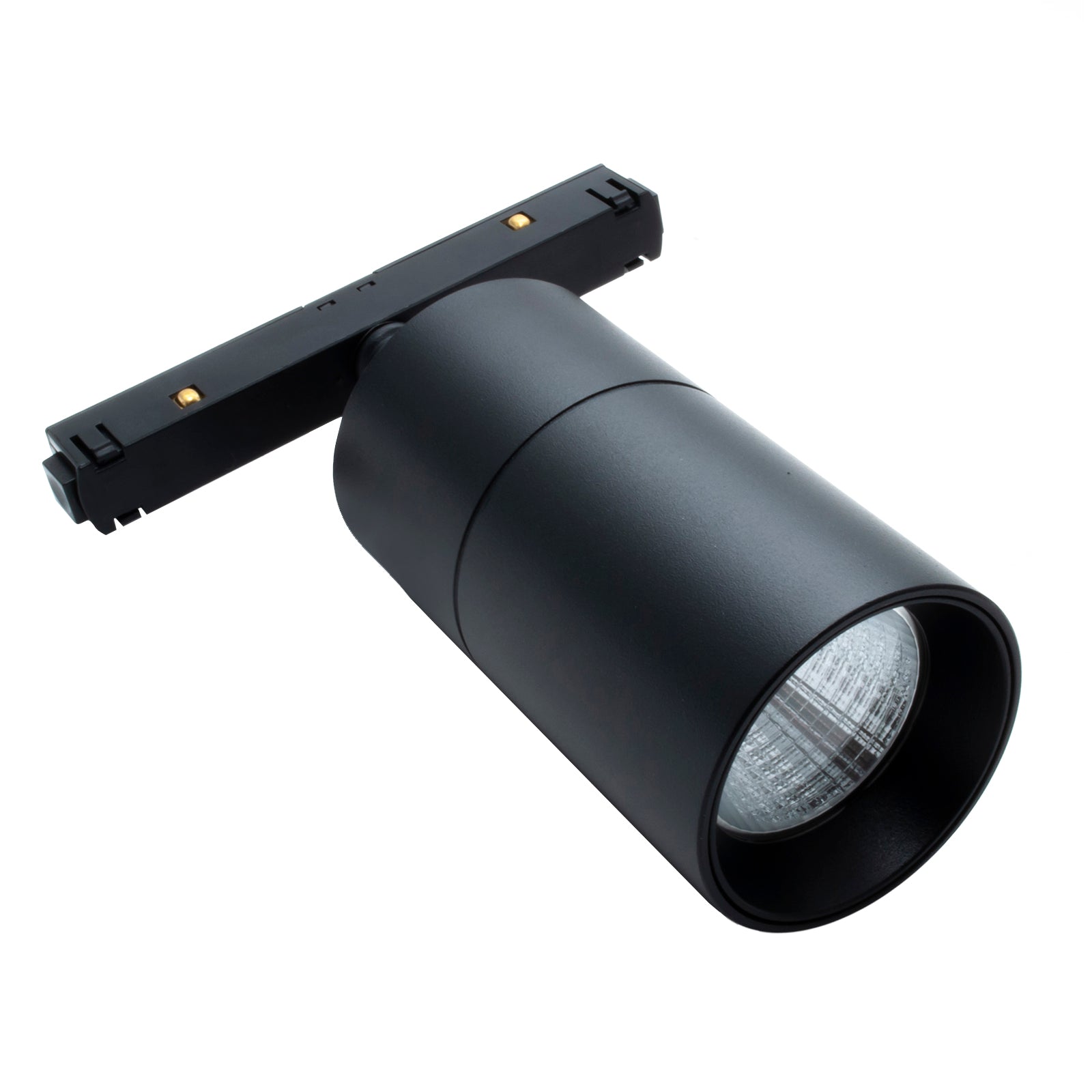 Faretto spot LED 15W binario track magnetico elettrificato luci negozio ufficio 48V CCT 3000K 4000K 6400K Dimmerabile