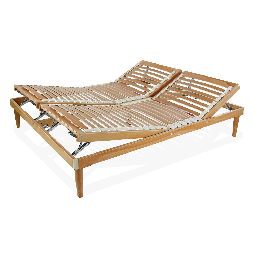 Rete Ortopedica per materasso 160x185 Alta 47 cm Letto Singolo da una piazza in legno di faggio ATP
